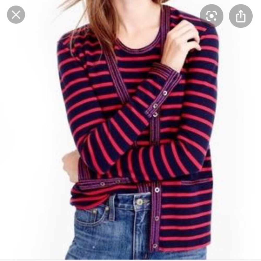 J.crew cardigan and shell set. Size small